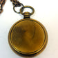 Antique Solid Brass Nautical Reproduction Fully Functional Compass Necklace with Optional Custom Engraving