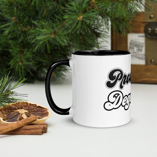 Productive Degenerate Mug with Black