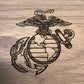 United States Marines Laser Engraved Winchester .308 Bullet Business Card Holder w/Optional FREE Engraved Plaque (Marines Hobbyist #18447)