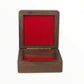 Made in the USA - US Marines Military Dog Tag Display Box with Optional Custom Engraved Plaque for Inside Lid (3 1/2" Square)