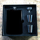 Custom Engraved Matte Black Plain 8oz Premium Stainless Steel Flask