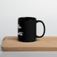 Productive Degenerate Black Glossy Mug