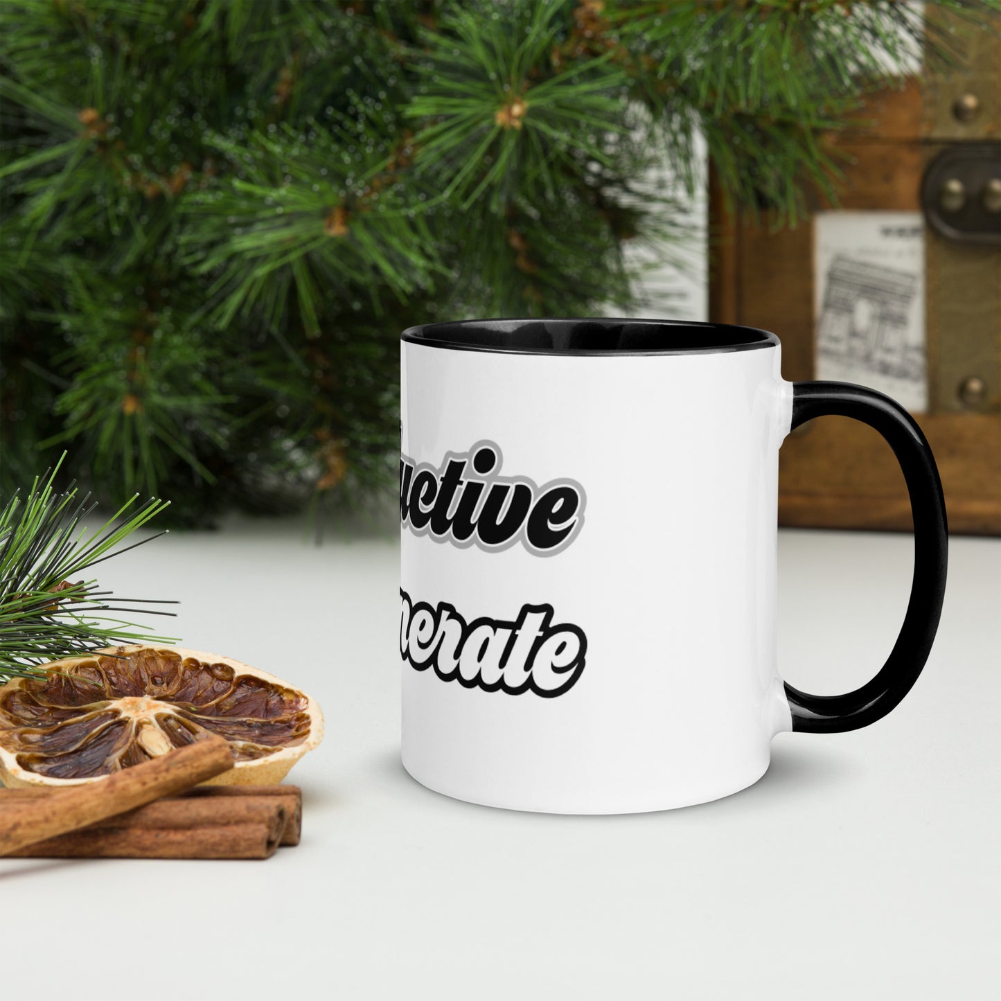 Productive Degenerate Mug with Black